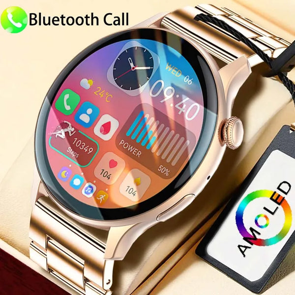 2024 New Smart Watch HK85 AMOLED 1.43" BT Call Health Monitoring Always on Display Men Women Tracking Fitness Sports Smartwatch